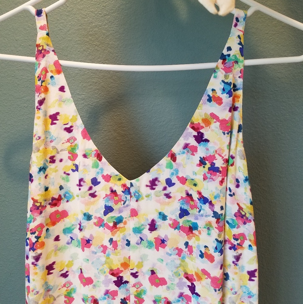 CAbi meadow slip dress